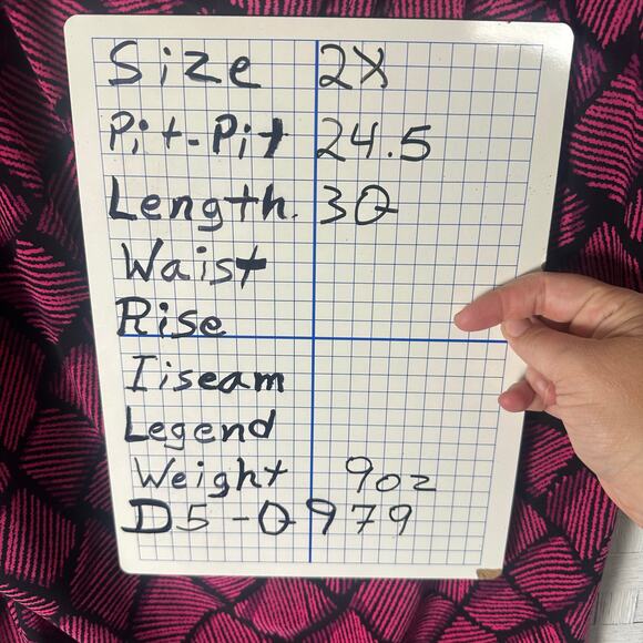 Anne Klein women’s blouse asymmetrical cap sleeve black pink bohemian plus size - Picture 8 of 8